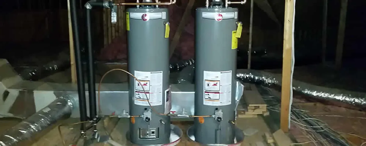 Tankless water heater installation for home hot water in Beverly, MA